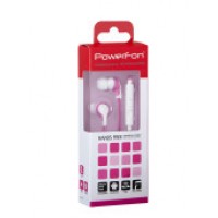 Universal Stereo Handsfree Powerfon with on/off & volume control ρόζ